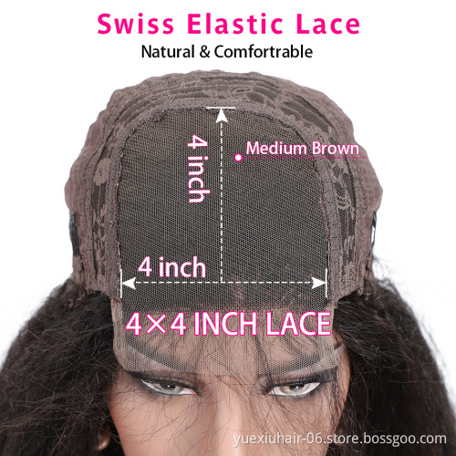 4*4 5*5 6*6 lace closure wig, 13*4 13*6 lace front human hair wigs